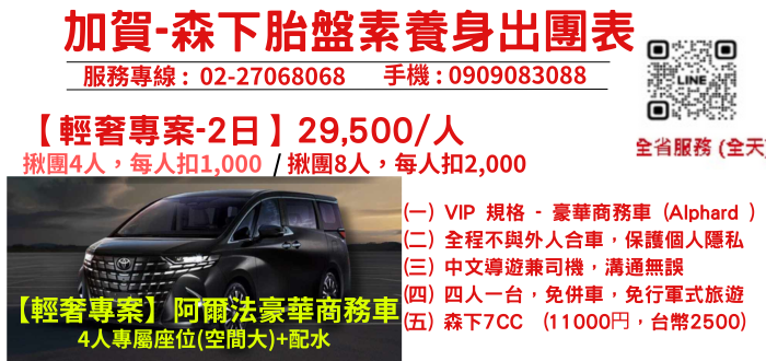 森下紀念醫院-2天行程表