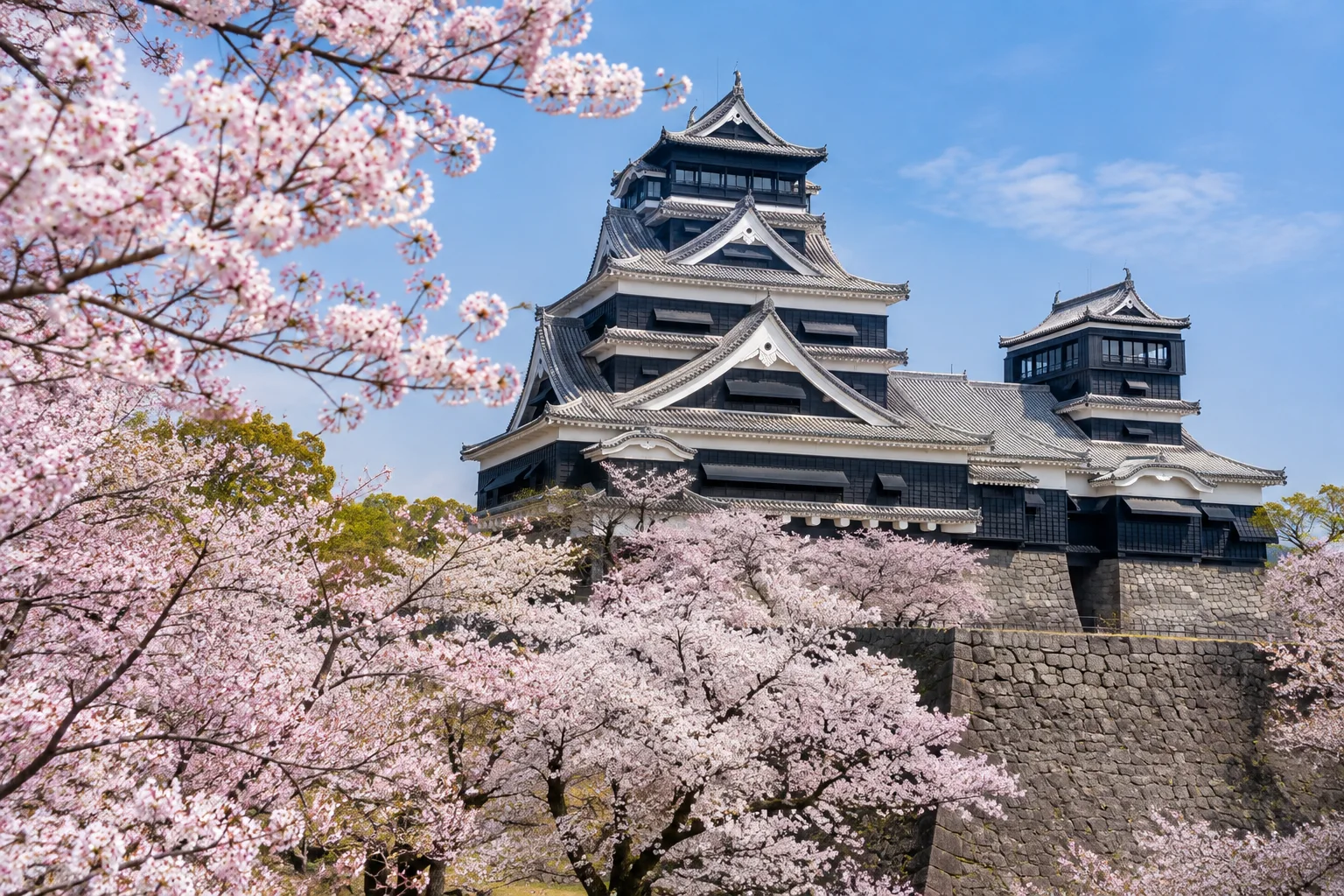 熊本城春季櫻花